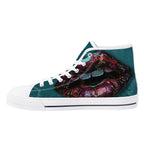 Prism Lips Canvas Hightops (white right inside)
