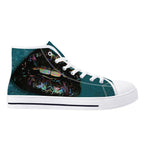 Prism Lips Canvas Hightops (white right outside)