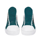 Prism Lips Canvas Hightops (white pair front)