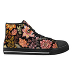 Vintage Noir Bloom Canvas Hightops (black right outside)