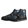 Stone & Soul Canvas Hightops (black pair angled)