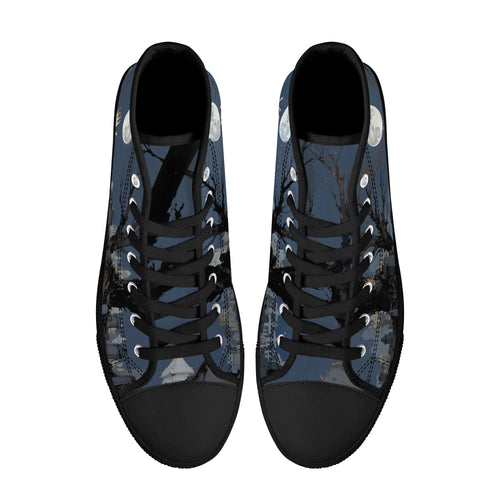 Stone & Soul Canvas Hightops (black pair top)