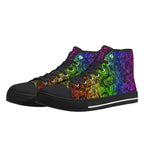 Prism Storm Canvas Hightops (black pair angled)