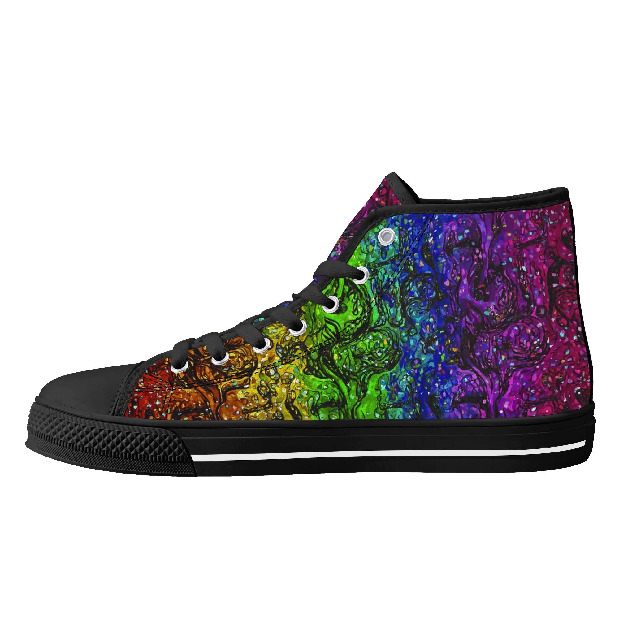Prism Storm Canvas Hightops (black right inside)