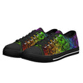 Prism Storm Canvas Lowtops (black pair angled)