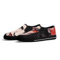 Scarlet Resolve Canvas Slipons (black pair angled)