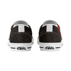 Bloodmoon Raven Canvas Slipons (white pair rear)