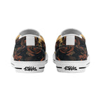 Alas Poor Yorick Canvas Slipons (white pair rear)