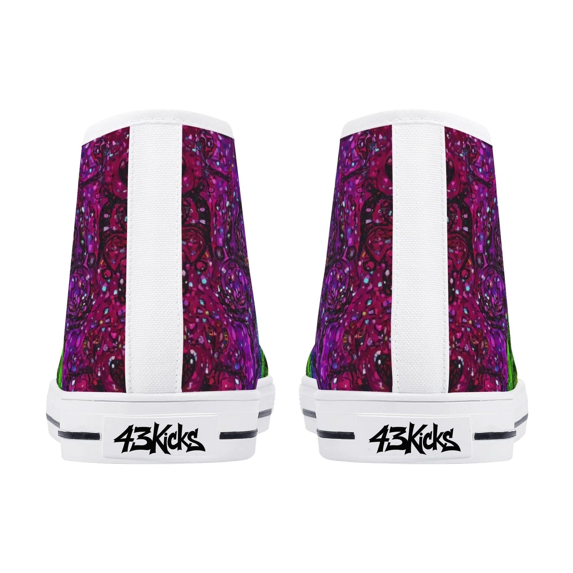 Prism Storm Canvas Hightops (white pair rear)