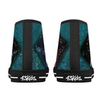Prism Lips Canvas Hightops (black pair rear)