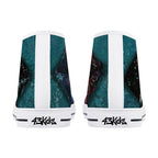 Prism Lips Canvas Hightops (white pair rear)