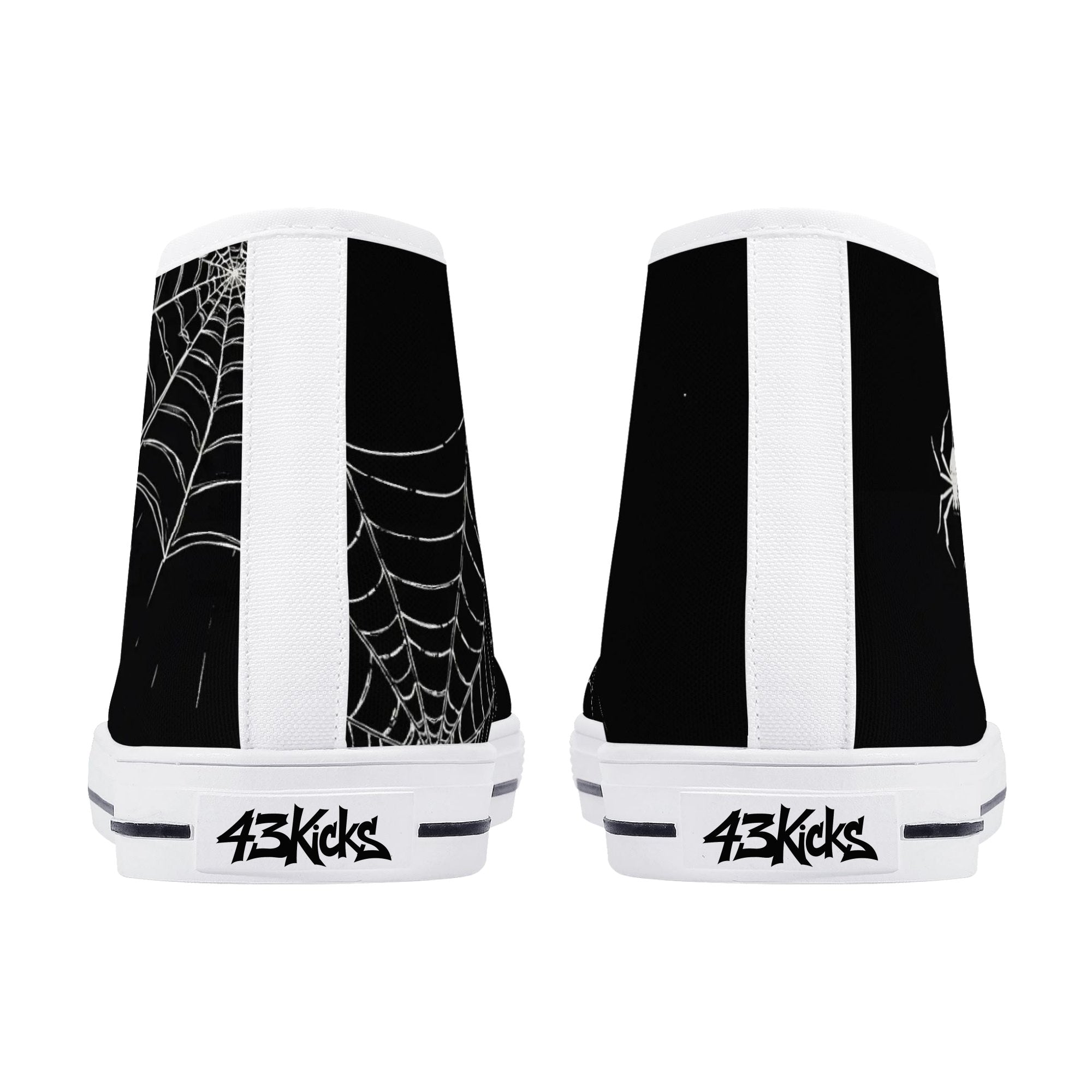 Umbra Web Canvas Hightops (white pair rear)