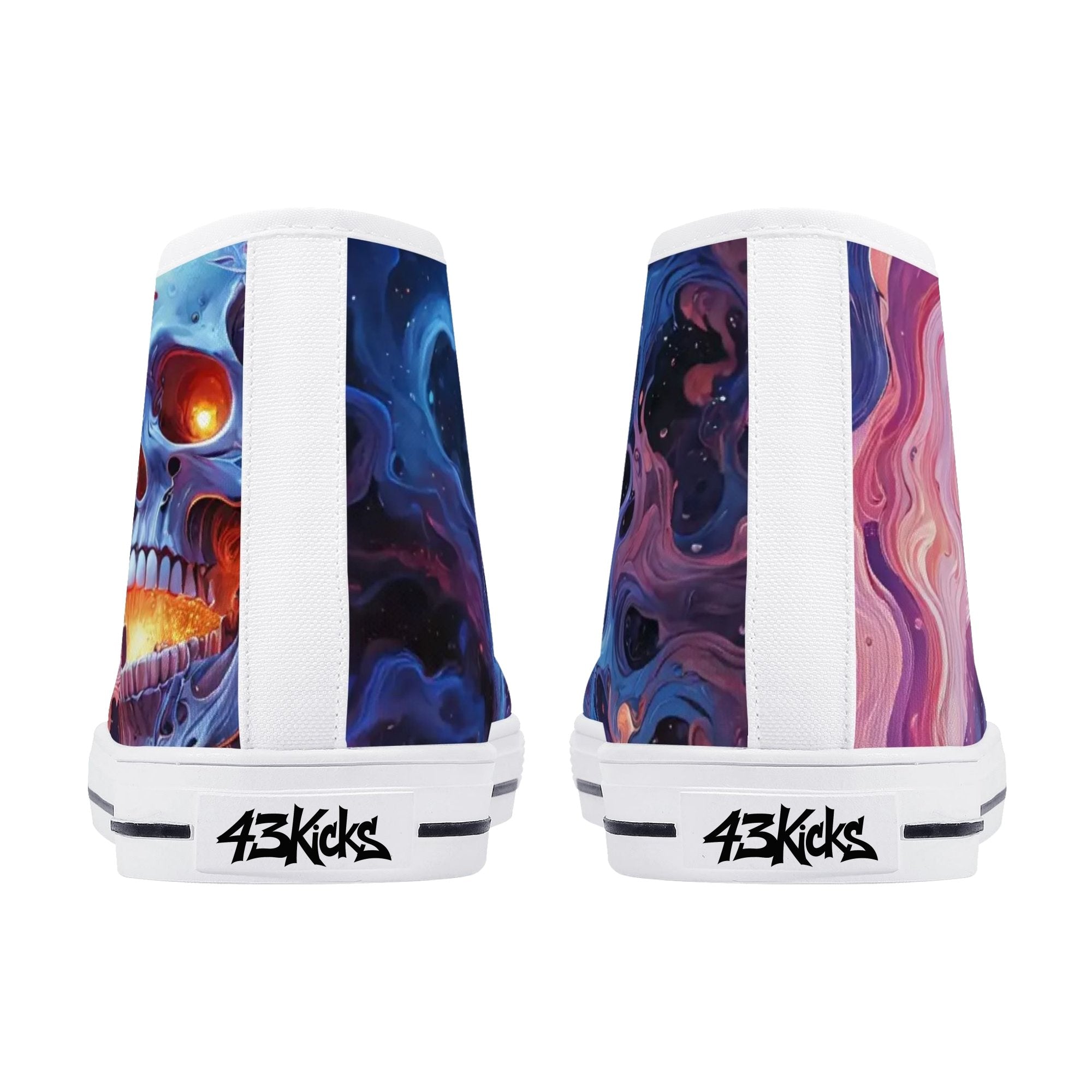 Aethonox Mortis Canvas Hightops (white pair rear)