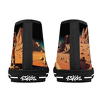 Mars Canvas Hightops (black pair rear)