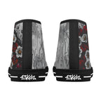 Adorned Canvas Hightops (black pair rear)