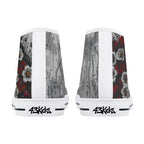 Adorned Canvas Hightops (white pair rear)