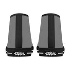 Gray All Over Canvas Hightops (black pair rear)