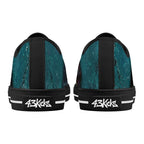 Prism Lips Canvas Lowtops (black pair rear)