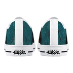 Prism Lips Canvas Lowtops (white pair rear)