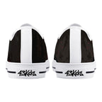 Bloodmoon Raven Canvas Lowtops (white pair rear)