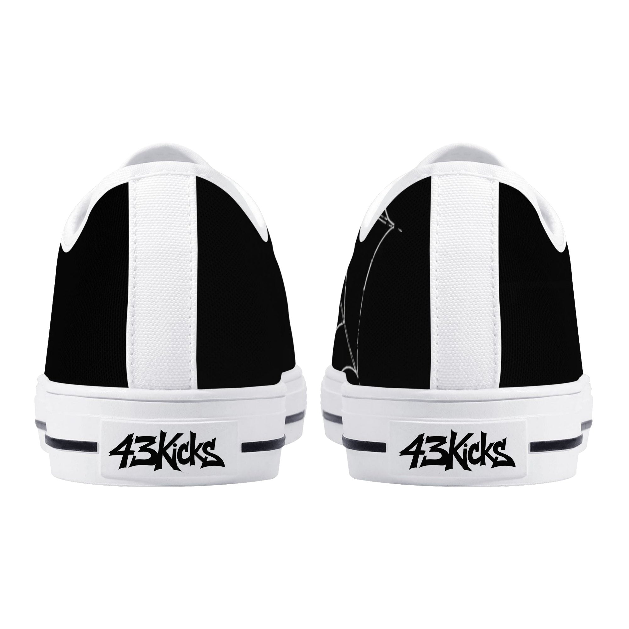 Umbra Web Canvas Lowtops (white pair rear)