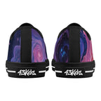Aethonox Mortis Canvas Lowtops (black pair rear)