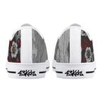 Adorned Canvas Lowtops (white pair rear)