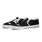 Serene Lily Canvas Slipons (white pair angled)
