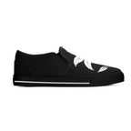 Serene Lily Canvas Slipons (black right outside)