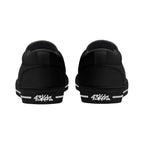 Serene Lily Canvas Slipons (black pair rear)