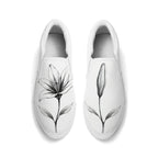 Serene Lily Canvas Slipons (white pair top)
