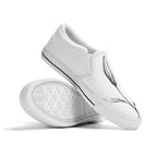 Serene Lily Canvas Slipons (white pair stacked)