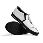 Serene Lily Canvas Slipons (black pair stacked)