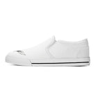Serene Lily Canvas Slipons (white left outside)
