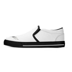 Serene Lily Canvas Slipons (black left outside)