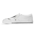 Serene Lily Canvas Slipons (white right inside)