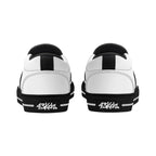 Serene Lily Canvas Slipons (black pair rear)