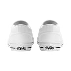 Serene Lily Canvas Slipons (white pair rear)
