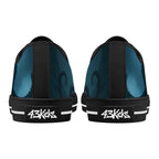 Cthulhu Canvas Lowtops (black pair rear)