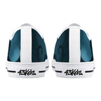 Cthulhu Canvas Lowtops (white pair rear)