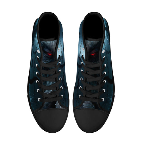 Cthulhu Canvas Hightops (black pair top)