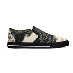 Mokushin's Stillness Canvas Slipons (black right outside)