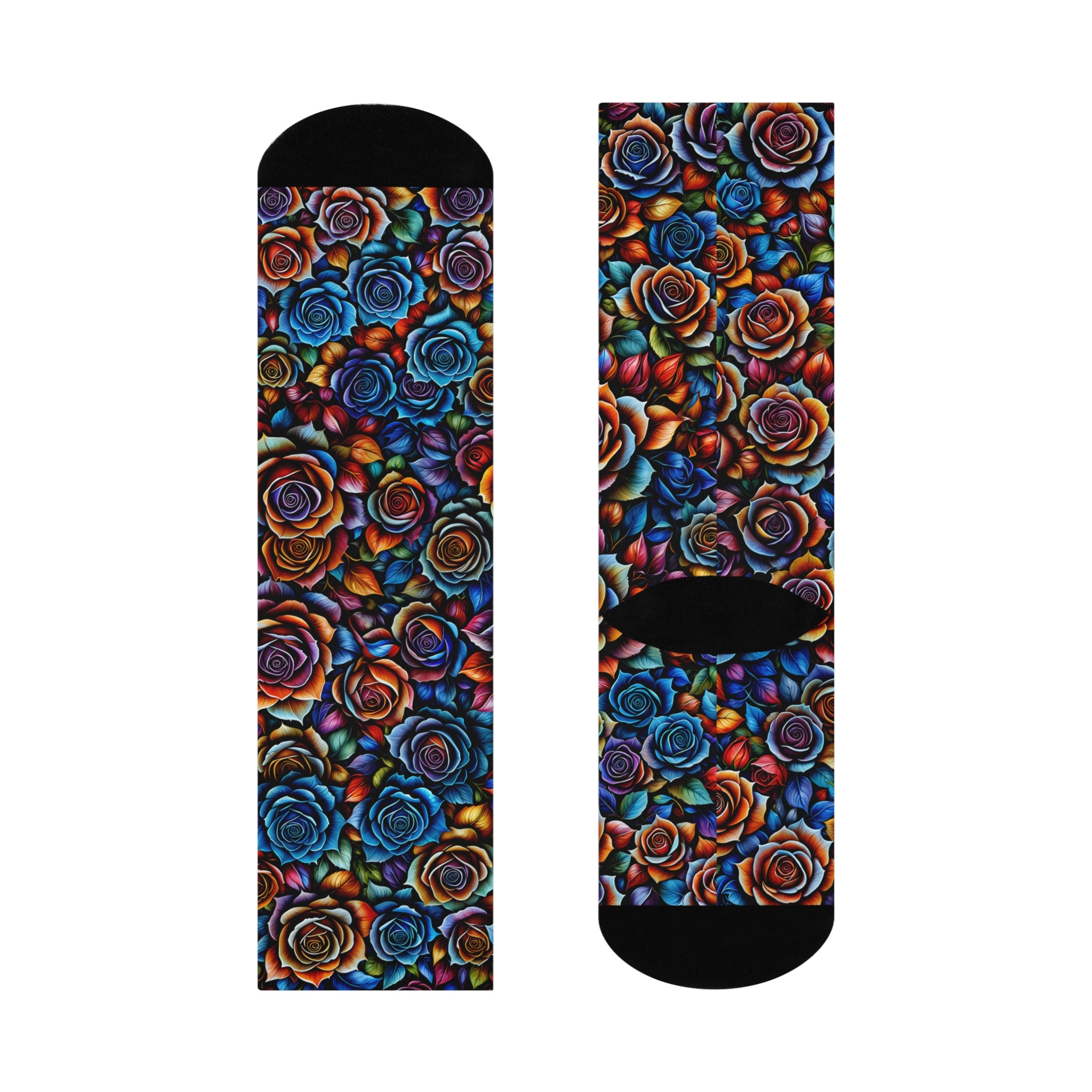 Kaleidorose Cushioned Crew Socks