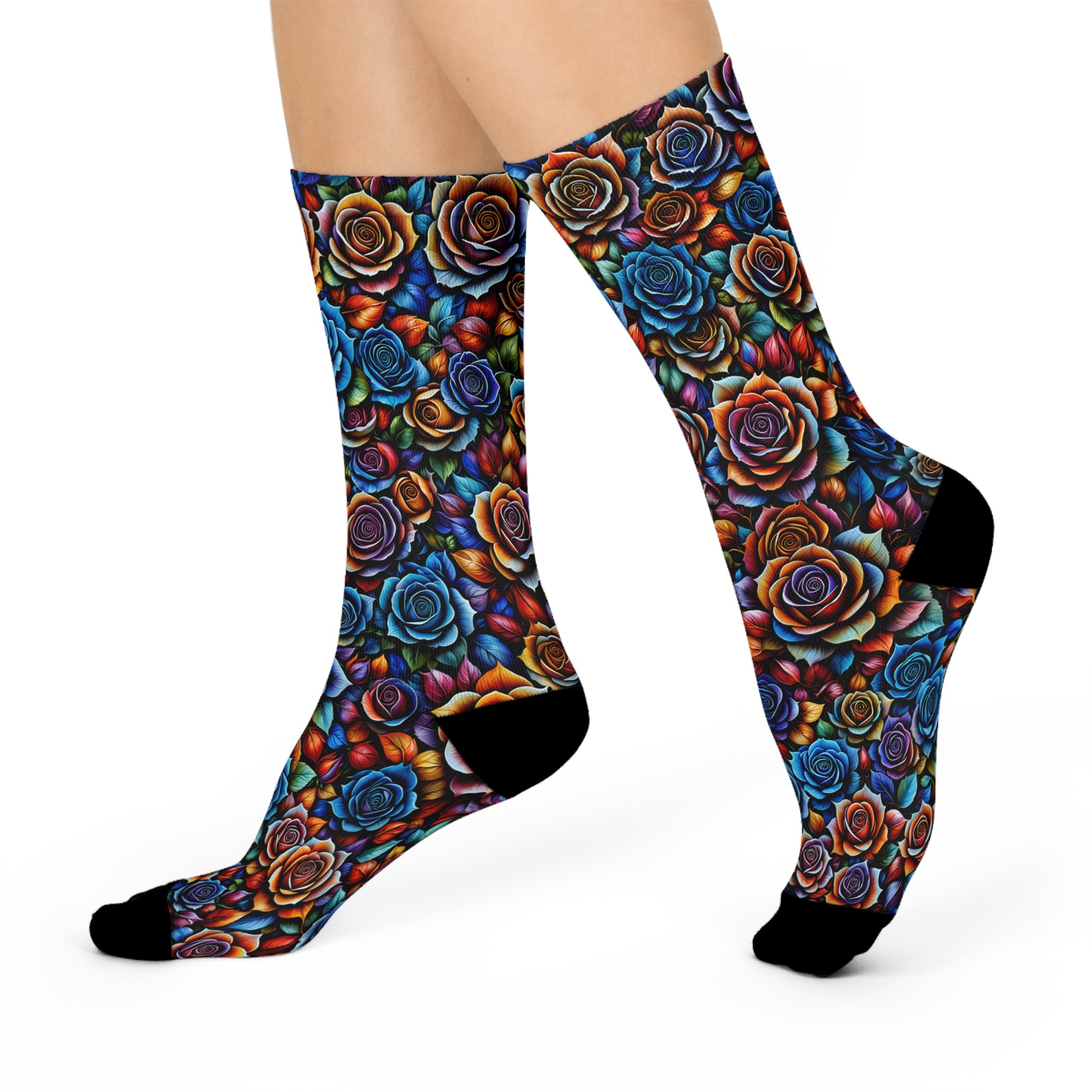Kaleidorose Cushioned Crew Socks