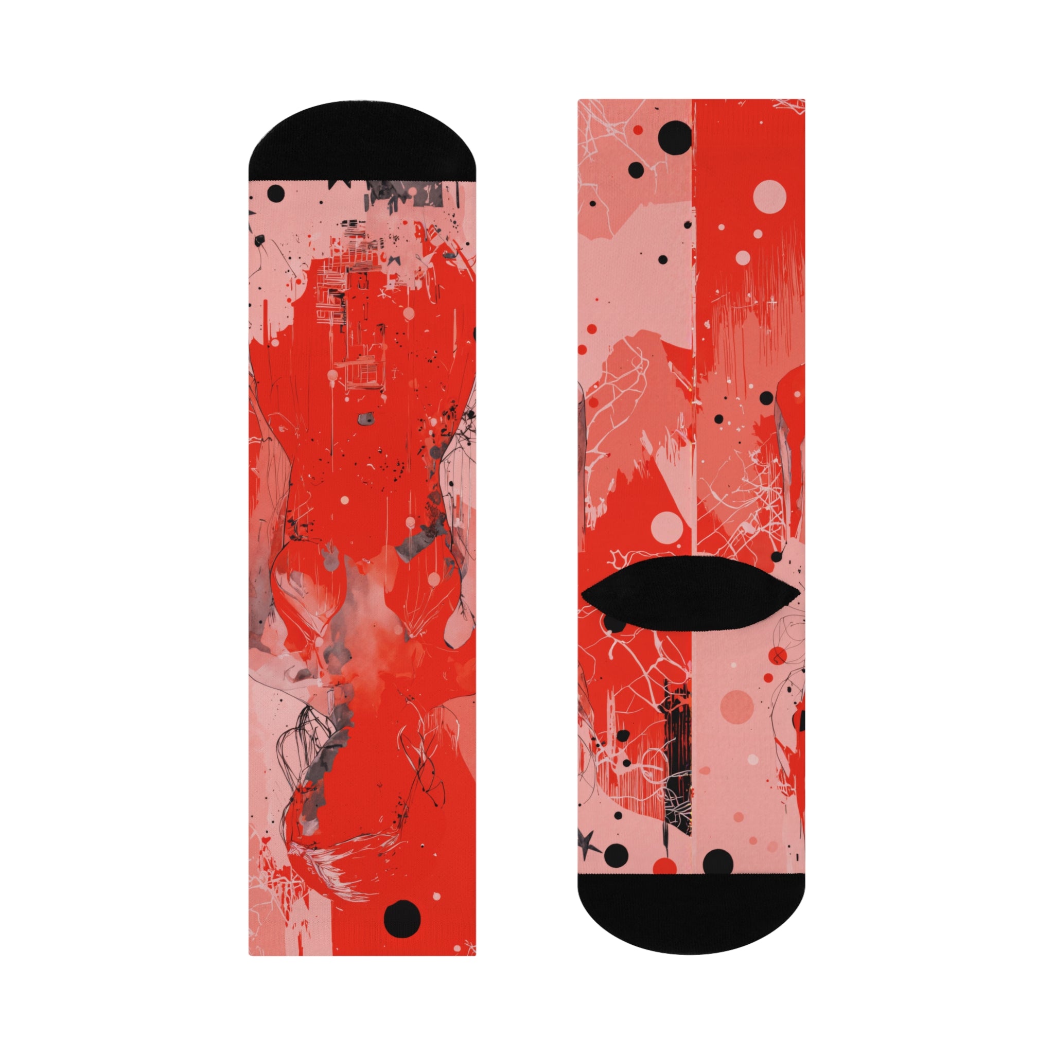 Scarlet Resolve Cushioned Crew Socks