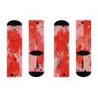 Scarlet Resolve Cushioned Crew Socks