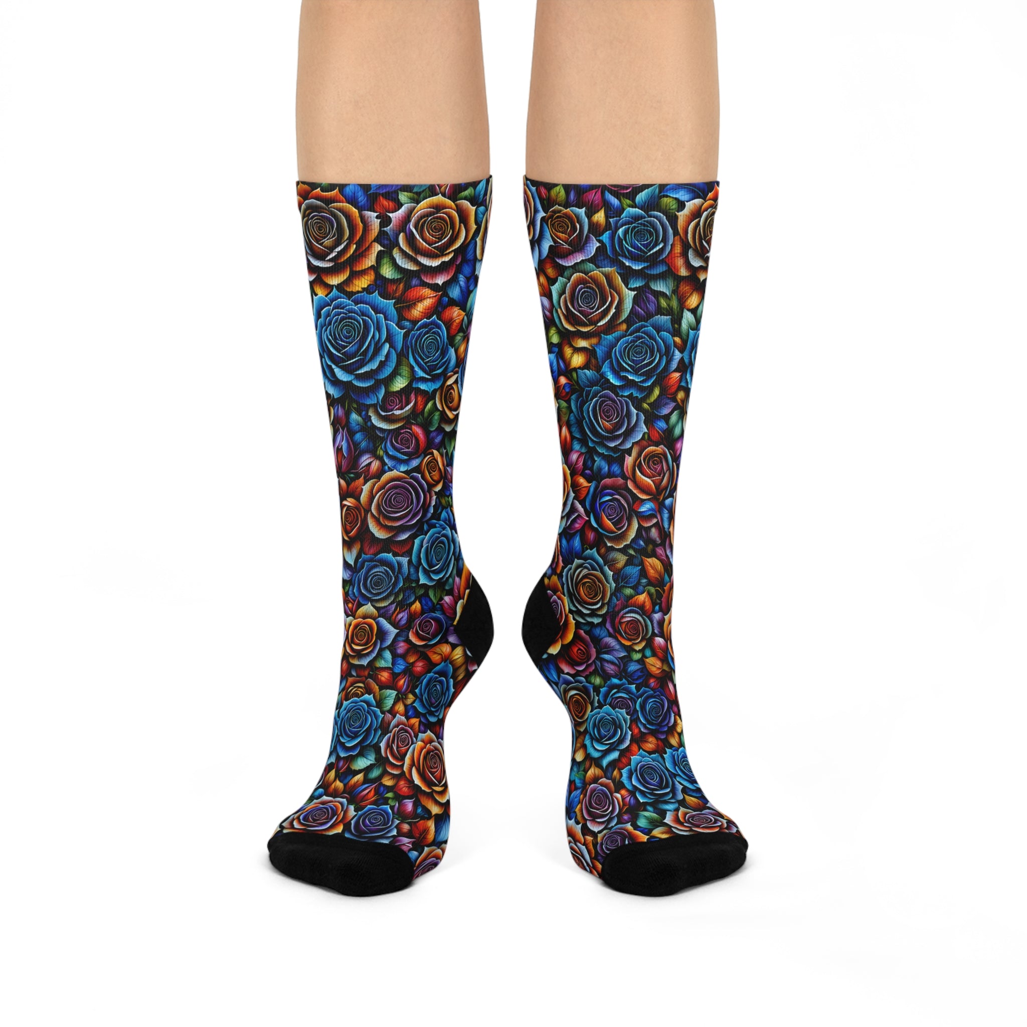 Kaleidorose Cushioned Crew Socks
