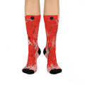 Scarlet Resolve Cushioned Crew Socks