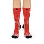 Scarlet Resolve Cushioned Crew Socks