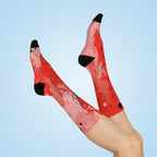 Scarlet Resolve Cushioned Crew Socks